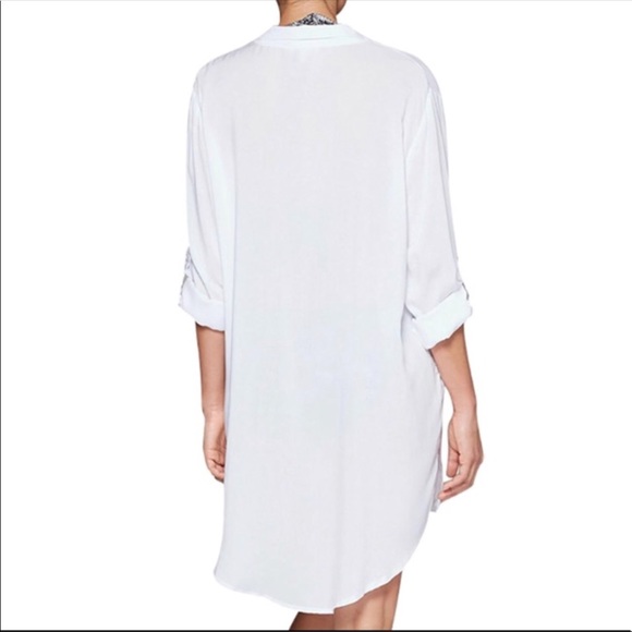 boyfriend shirt beach cover up